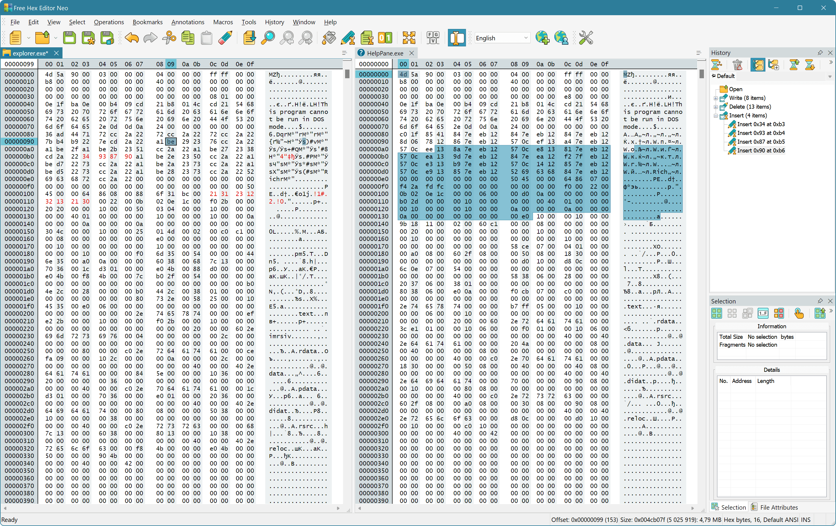 srr binary editor not loading